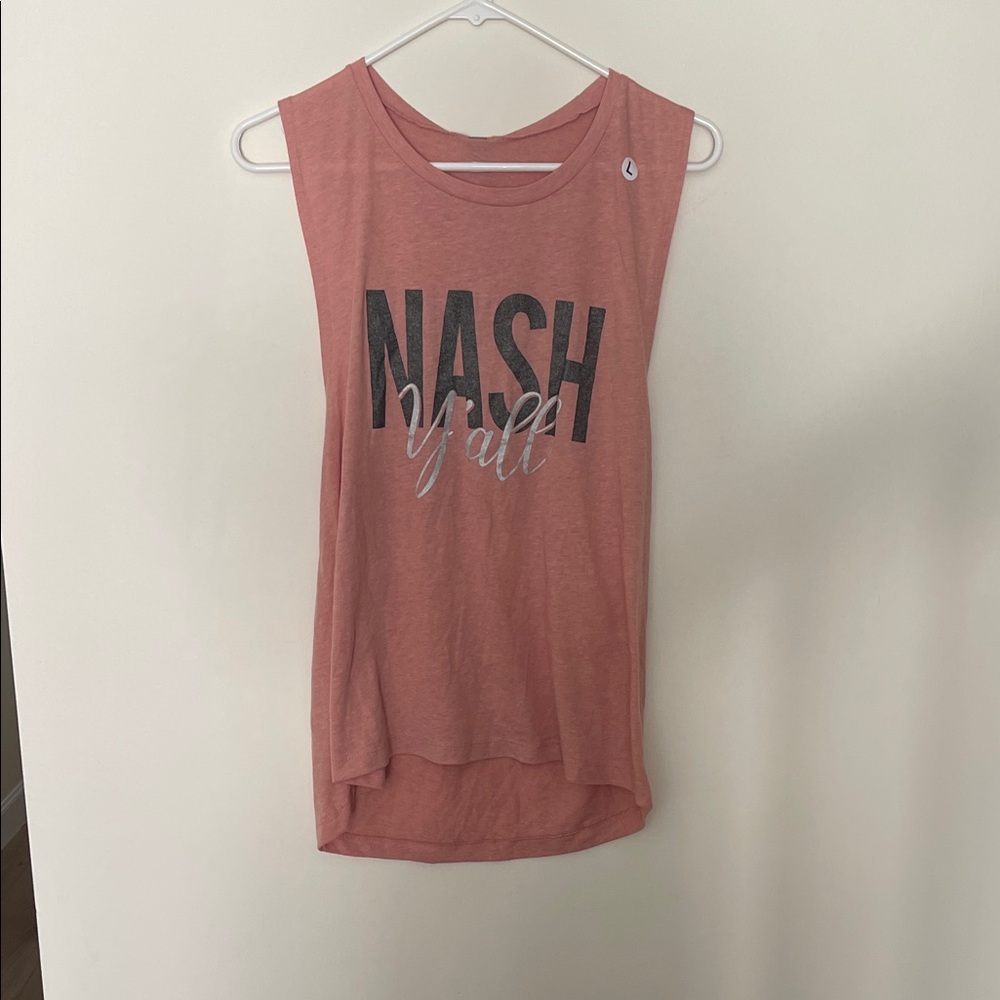 Next Level Apparel Coral Muscle Tee